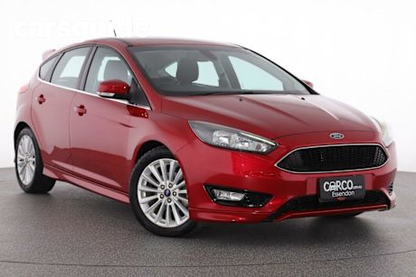 Red 2017 Ford Focus Hatchback Sport