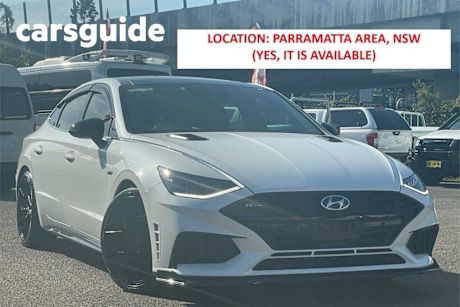White 2021 Hyundai Sonata Sedan N Line