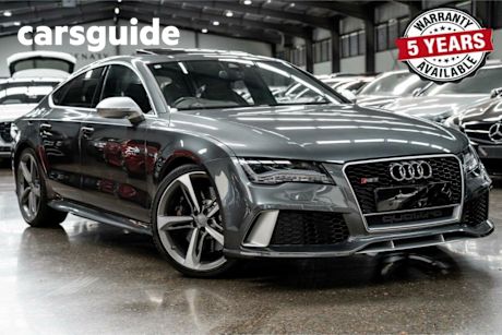 Grey 2013 Audi RS 7 Hatch Sportback Tiptronic Quattro
