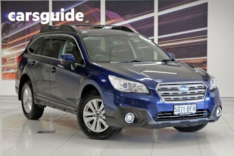 Blue 2015 Subaru Outback Wagon 2.0D