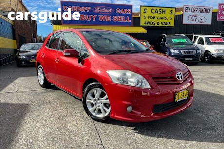 Red 2011 Toyota Corolla Hatchback Ascent Sport
