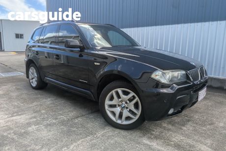 Black 2009 BMW X3 Wagon Xdrive 20D Lifestyle