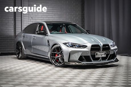 Grey 2022 BMW M3 Sedan