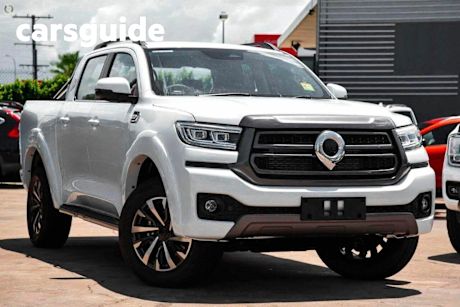 White 2025 GWM Cannon Dual Cab Utility LUX (4X4)