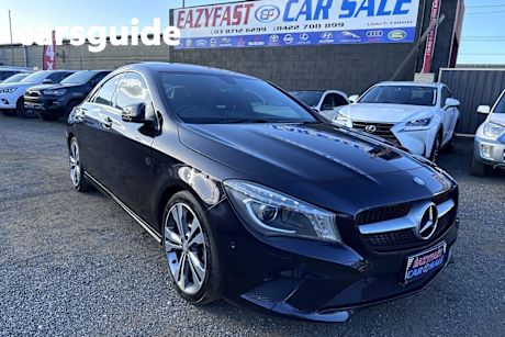 Blue 2014 Mercedes-Benz CLA200 Coupe