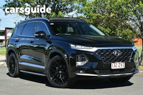 Black 2019 Hyundai Santa FE Wagon Highlander