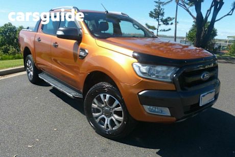 Orange 2016 Ford Ranger Dual Cab Pick-up Wildtrak 3.2 (4X4)
