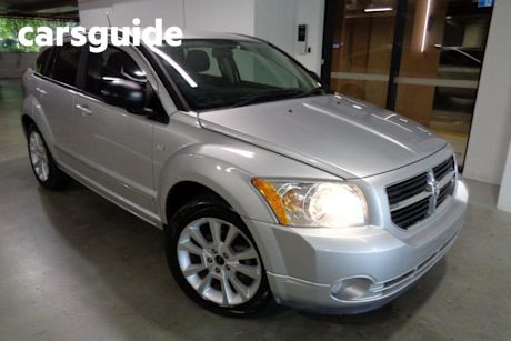Silver 2011 Dodge Caliber Hatchback SXT