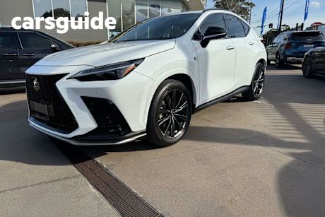 White 2022 Lexus NX350H Wagon F Sport Hybrid 2WD