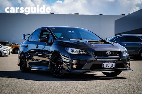 Grey 2015 Subaru WRX Sedan STI Premium
