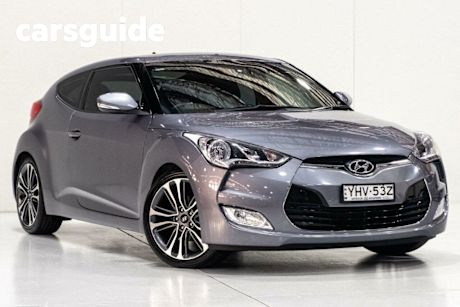 Silver 2017 Hyundai Veloster Coupe