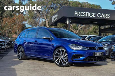 Blue 2020 Volkswagen Golf Wagon R