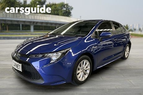Blue 2022 Toyota Corolla Sedan Ascent Sport Hybrid