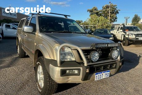 Gold 2003 Holden Rodeo Crew Cab Pickup LT Sport (4X4)