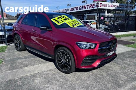 Red 2021 Mercedes-Benz GLE Wagon 400 D 4Matic