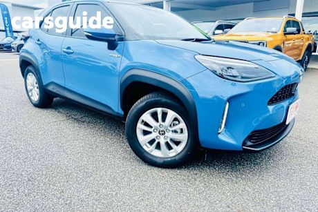 Blue 2022 Toyota Yaris Cross Wagon GXL