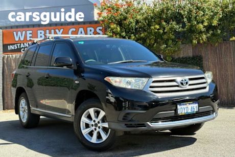 Black 2012 Toyota Kluger Wagon KX-R (4X4) 5 Seat