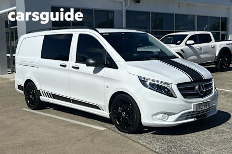 White 2018 Mercedes-Benz Vito Commercial 119BlueTEC Crew Cab LWB 7G-Tronic +