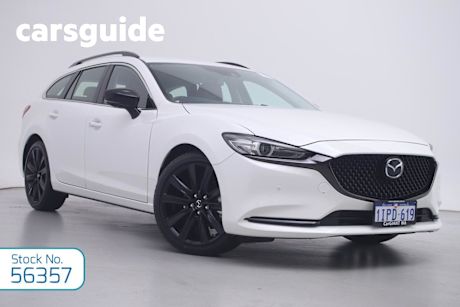 White 2024 Mazda 6 Wagon G35 GT SP