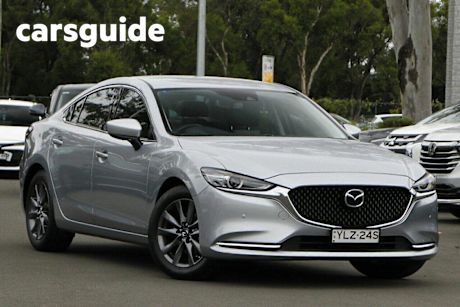 Silver 2022 Mazda 6 Sedan Touring
