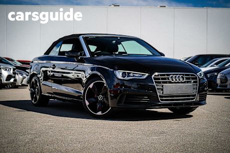 Black 2015 Audi A3 Cabriolet 1.4 Tfsi Attraction COD