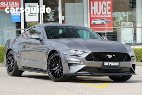 Grey 2022 Ford Mustang Fastback GT 5.0 V8