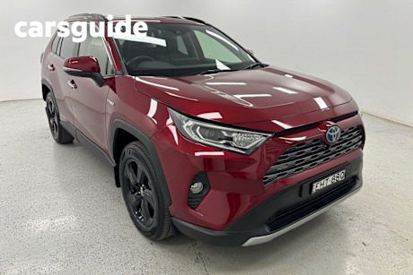 Red 2020 Toyota RAV4 Wagon Cruiser 2WD Hybrid