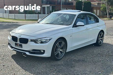 White 2012 BMW 320I Sedan Luxury Line