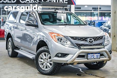 Silver 2014 Mazda BT-50 Dual Cab Utility XTR (4X2)