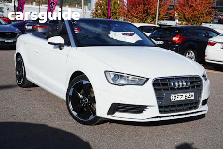 White 2016 Audi A3 Cabriolet 1.4 Tfsi Attraction COD