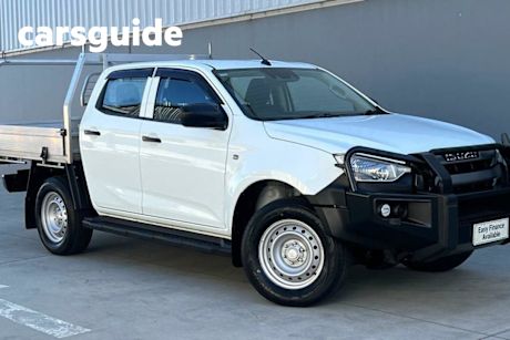 White 2020 Isuzu D-MAX Crew Cab Chassis SX (4X2)