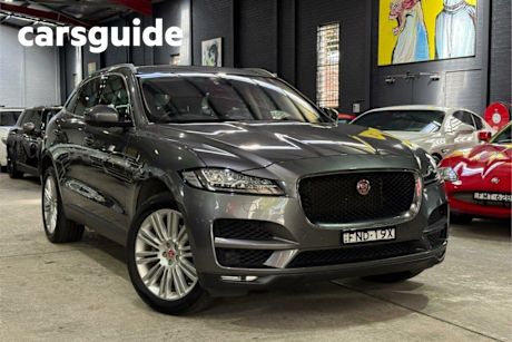 Grey 2016 Jaguar F-Pace Wagon 30D Portfolio