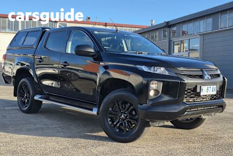 Black 2021 Mitsubishi Triton Double Cab Pick Up GLX-R (4X4)