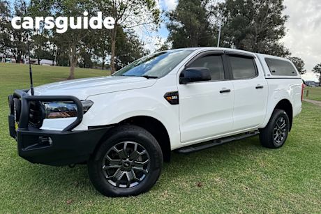 White 2020 Ford Ranger Double Cab Chassis XL 3.2 (4X4)