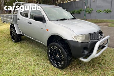 Silver 2008 Mitsubishi Triton Double Cab Utility GLX