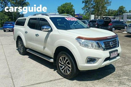 White 2017 Nissan Navara Dual Cab Utility ST-X (4X4) (sunroof)