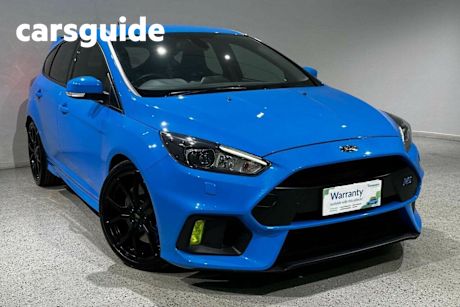 Blue 2017 Ford Focus Hatchback RS