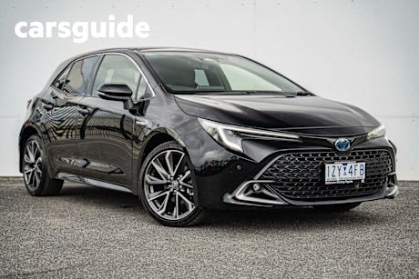 Black 2024 Toyota Corolla Hatchback ZR Hybrid