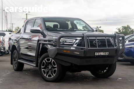 Grey 2023 Toyota Hilux Double Cab Chassis SR5 (4X4)
