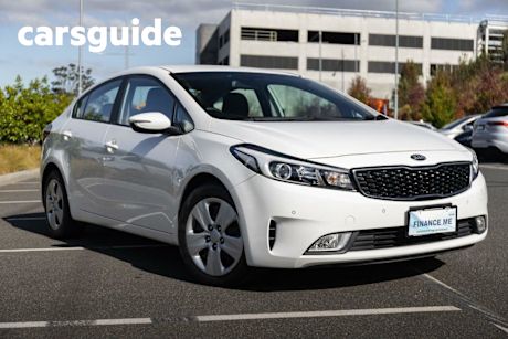 White 2017 Kia Cerato Sedan S