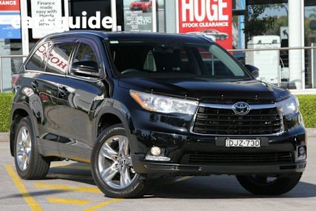 Black 2016 Toyota Kluger Wagon Grande (4X2)