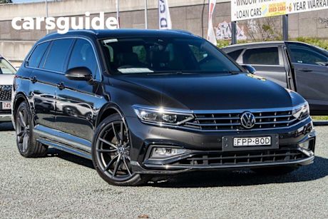 Grey 2021 Volkswagen Passat Wagon 206 TSI R-Line