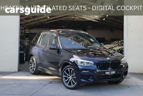 Black 2019 BMW X3 Wagon Sdrive20I M-Sport