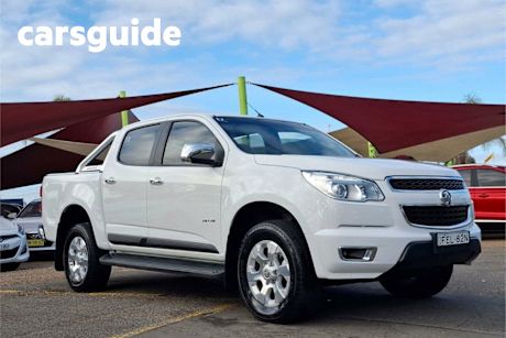 White 2014 Holden Colorado Crew Cab Pickup LTZ (4X2)