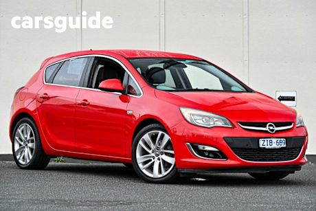 Red 2012 Opel Astra Hatchback 1.6 Sports