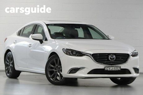 White 2014 Mazda Mazda6 Sedan