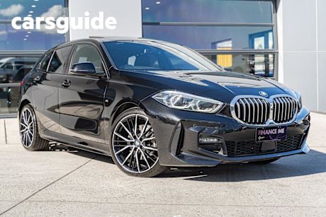 Black 2021 BMW 118I Hatchback M Sport