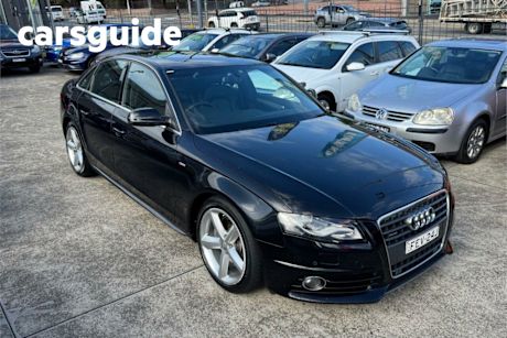 Black 2011 Audi A4 Sedan 2.0 Tfsi Quattro