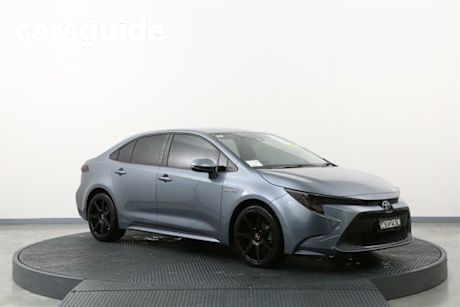 Grey 2022 Toyota Corolla Sedan SX Hybrid
