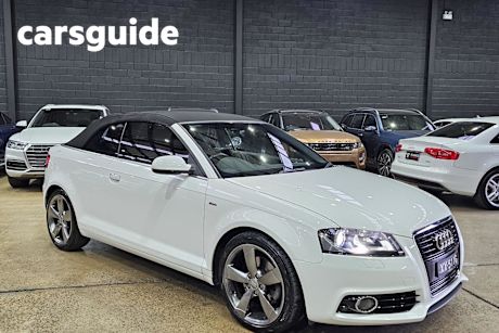 White 2011 Audi A3 Convertible